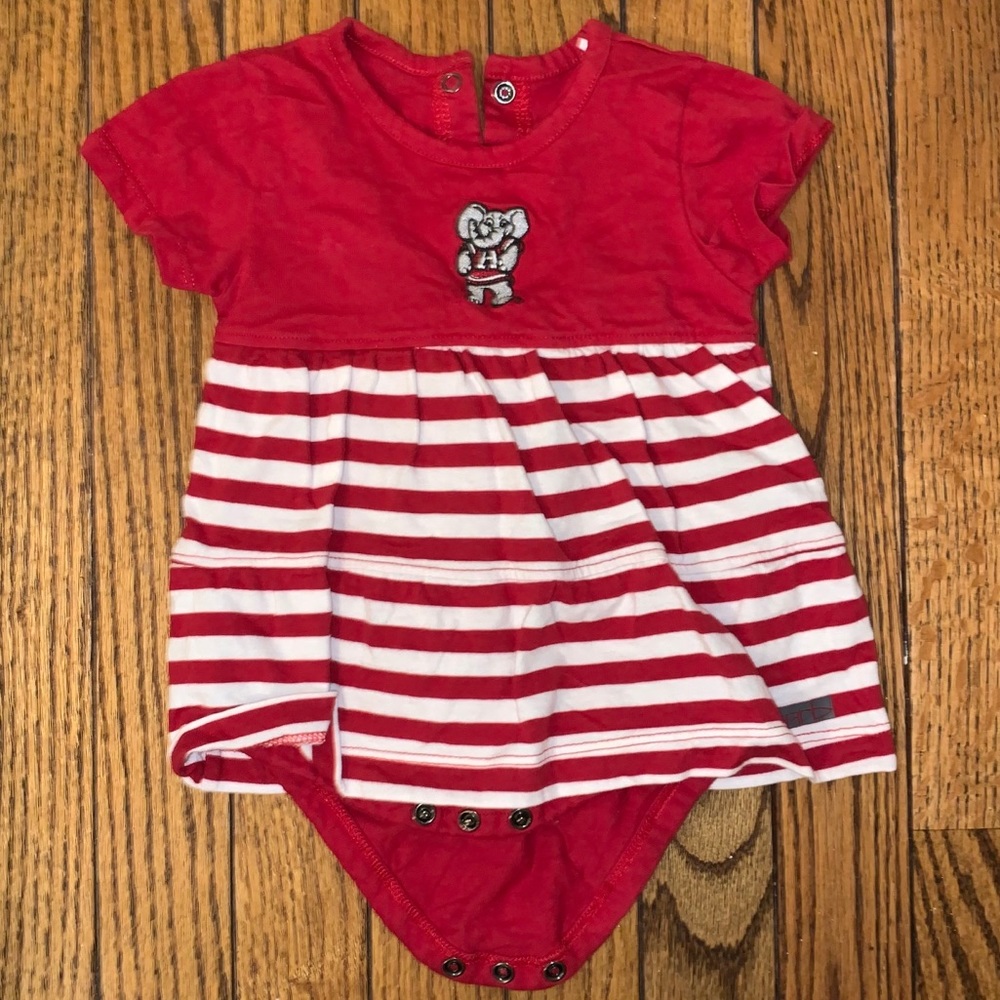Baby Alabama Crimson Tide onesie dress